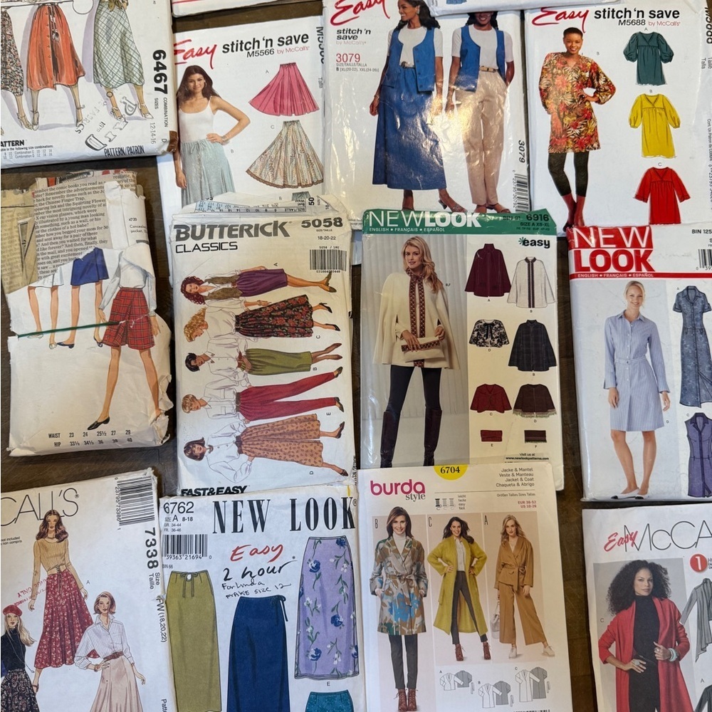 Vintage Sewing Patterns McCall’s Easy Stitch Butterick Jackets and Skirts - Picture 10 of 15